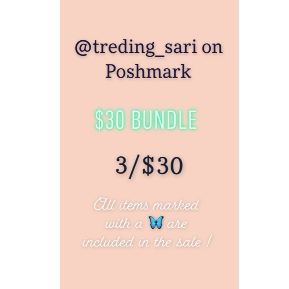 Bundle items marked with a 🦋& I’ll send an offer!